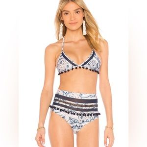 Tularosa high waisted Pom Pom bikini